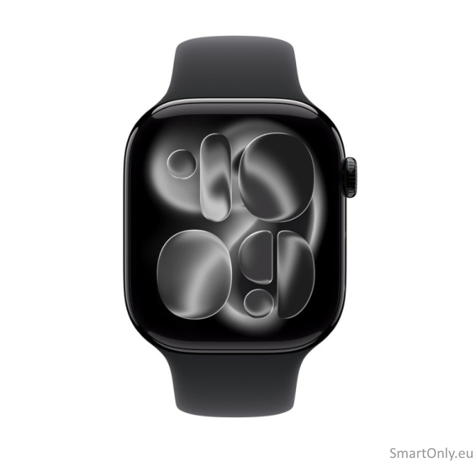 Apple Watch Series 11 GPS + Cellular 42mm Jet Black Aluminium Case with Black Sport Band - M/L 1 Apple Watch Series 11 GPS + Cellular 42mm Jet Black Aluminium Case with Black Sport Band - M/L 1