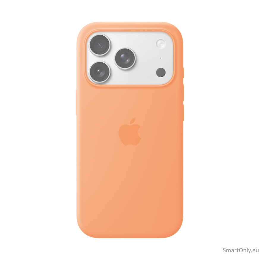 Apple iPhone 17 Pro Silicone Case with MagSafe – Orange | Apple 1 Apple iPhone 17 Pro Silicone Case with MagSafe – Orange | Apple 1