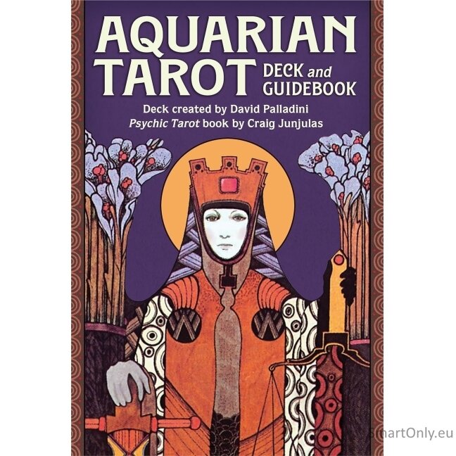 Aquarian Taro kortos ir naudojimosi vadovas US Games Systems 9