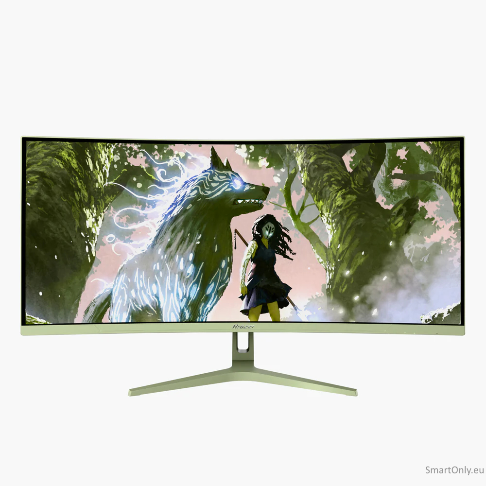 Arozzi | Nova | 34 " | VA | UWQHD | 21:9 | 165 Hz | 1 ms | 3440 x 1440 pixels | 350 cd/m² | HDMI ports quantity 2 | Forest Green 2