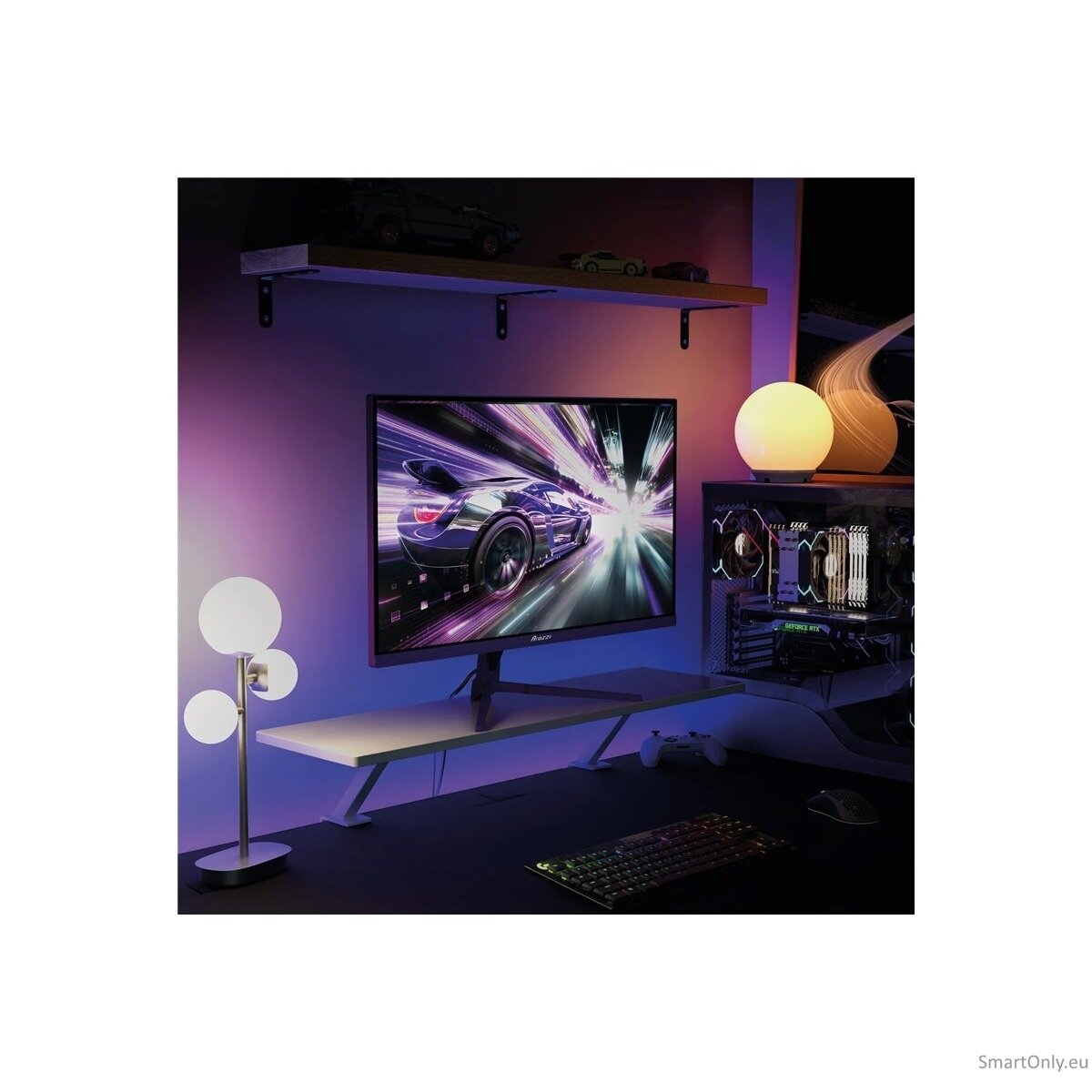 Arozzi | Nova | 27 " | IPS | QHD | 16:9 | 180 Hz | 1 ms | 2560 x 1440 pixels | 350 cd/m² | HDMI ports quantity 2 | Purple 13