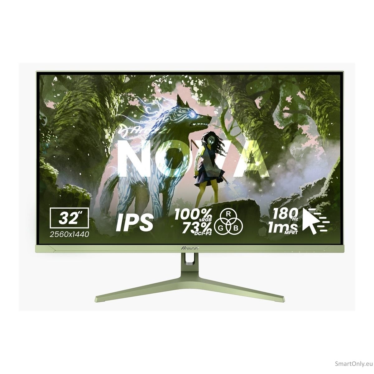 Arozzi | Nova | 49 " | VA | 32:9 | 165 Hz | 4 ms | 5120 x 1440 pixels | 350 cd/m² | HDMI ports quantity 2 | Forest Green 13