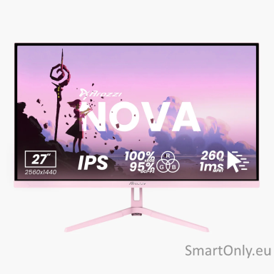 Arozzi Nova 27" IPS, 260Hz, Computer Monitor - Pink Arozzi Nova 27" IPS, 260Hz, Computer Monitor - Pink