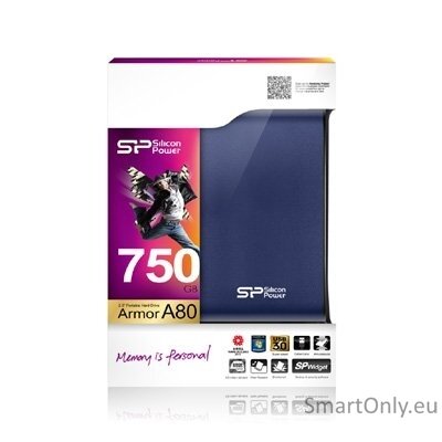 Armor A80 2TB | 2000 GB | 2.5 " | USB 3.1 | Blue 3