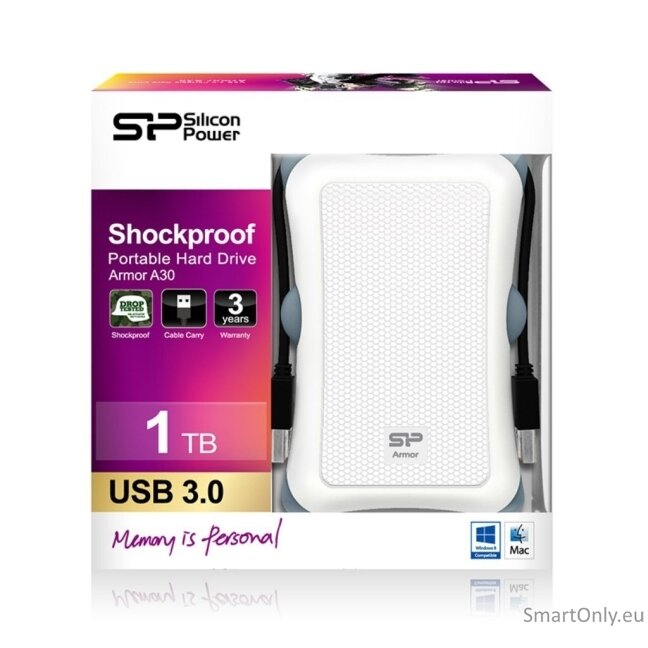 Armor A30 1TB | 1000 GB | 2.5 " | USB 3.1 | White 4