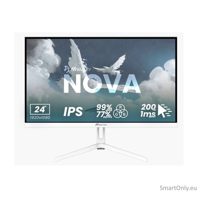 Arozzi | Nova | 24 " | IPS | QHD | 16:9 | 200 Hz | 1 ms | 2560 x 1440 pixels | 300 cd/m² | HDMI ports quantity 2 | Forest Green 9 Arozzi | Nova | 24 " | IPS | QHD | 16:9 | 200 Hz | 1 ms | 2560 x 1440 pixels | 300 cd/m² | HDMI ports quantity 2 | Forest Green 9