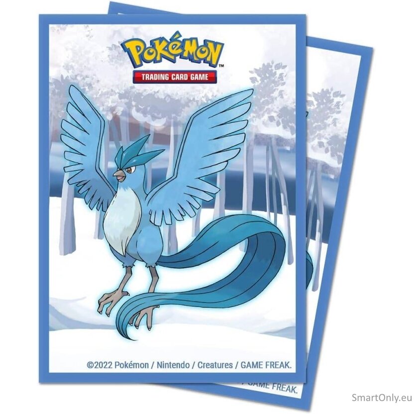 Articuno Standard Frosted Forest apsauginės kortų įmautės (65 kortoms) Pokémon Ultra Pro 2 Articuno Standard Frosted Forest apsauginės kortų įmautės (65 kortoms) Pokémon Ultra Pro 2
