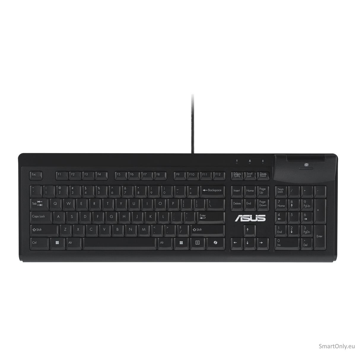 Asus KU100 | Smart Card Keyboard | Wired | US | Black 5 Asus KU100 | Smart Card Keyboard | Wired | US | Black 5
