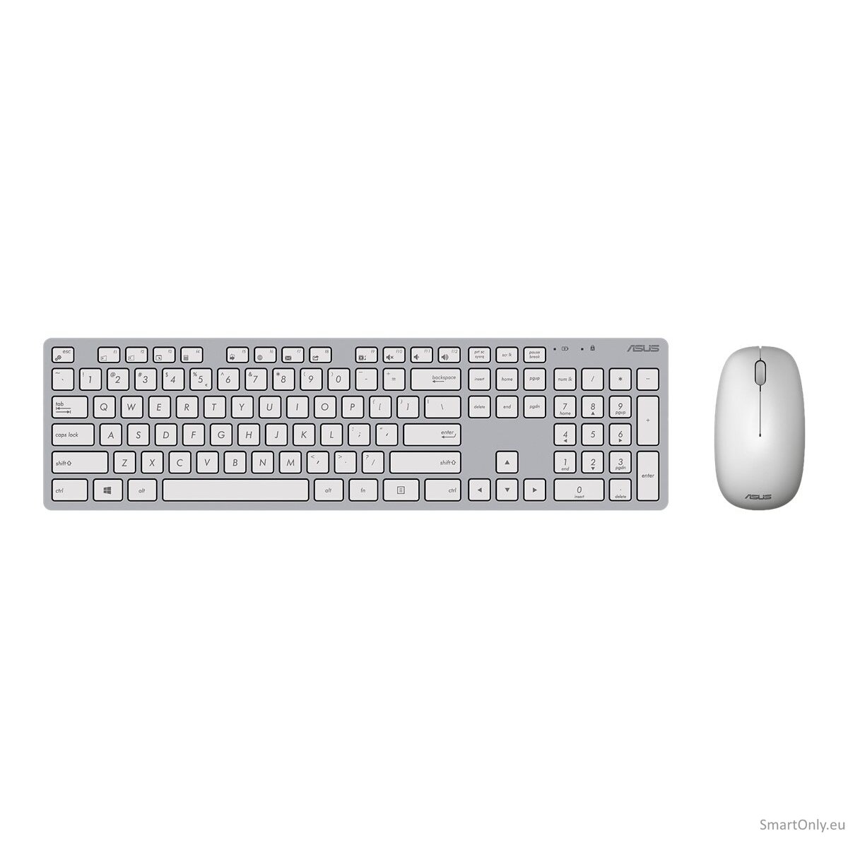 Asus W5000 | Keyboard and Mouse Set | Wireless | US | White 1 Asus W5000 | Keyboard and Mouse Set | Wireless | US | White 1