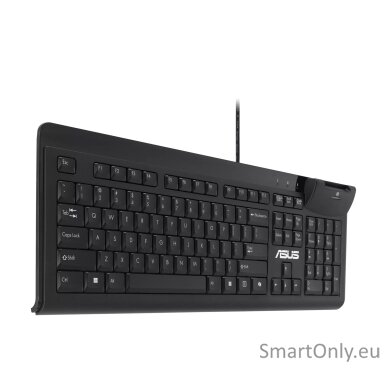Asus KU100 | Smart Card Keyboard | Wired | US | Black Asus KU100 | Smart Card Keyboard | Wired | US | Black