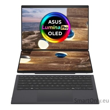 Asus | Zenbook Duo UX8407AA-SN066W | Moher Gray | 14 " | OLED | Touchscreen | 2.8K | 2880 x 1800 pixels | 144 Hz | Anti-Reflective | Intel Core Ultra X9 | 378H | 32 GB | LPDDR5X | Solid-state drive capacity 2000 GB | Intel Arc Graphics | Windows 11 Pro | Asus | Zenbook Duo UX8407AA-SN066W | Moher Gray | 14 " | OLED | Touchscreen | 2.8K | 2880 x 1800 pixels | 144 Hz | Anti-Reflective | Intel Core Ultra X9 | 378H | 32 GB | LPDDR5X | Solid-state drive capacity 2000 GB | Intel Arc Graphics | Windows 11 Pro |