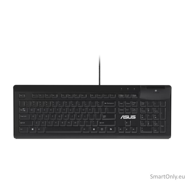 Asus KU100 | Smart Card Keyboard | Wired | US | Black 4 Asus KU100 | Smart Card Keyboard | Wired | US | Black 4