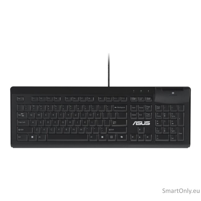 Asus KU100 | Smart Card Keyboard | Wired | US | Black 5 Asus KU100 | Smart Card Keyboard | Wired | US | Black 5
