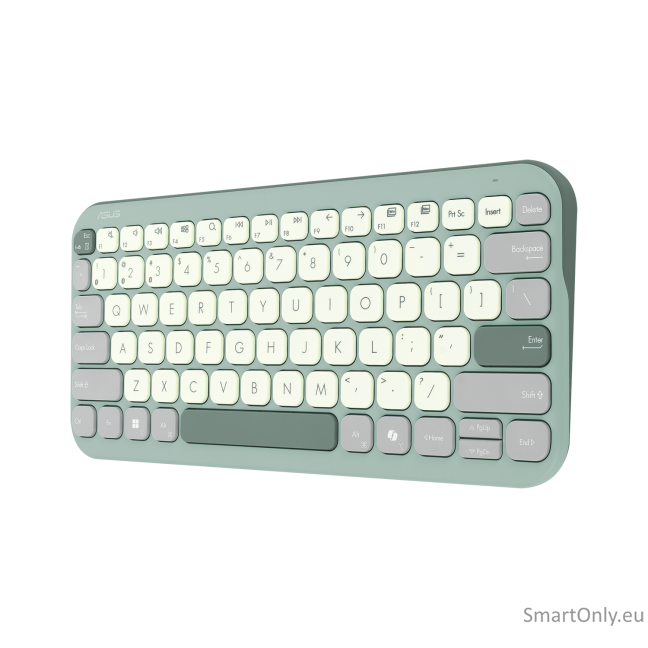 Asus Marshmallow KW100 | Keyboard | Wireless | US International | Green Tea Latte 4 Asus Marshmallow KW100 | Keyboard | Wireless | US International | Green Tea Latte 4