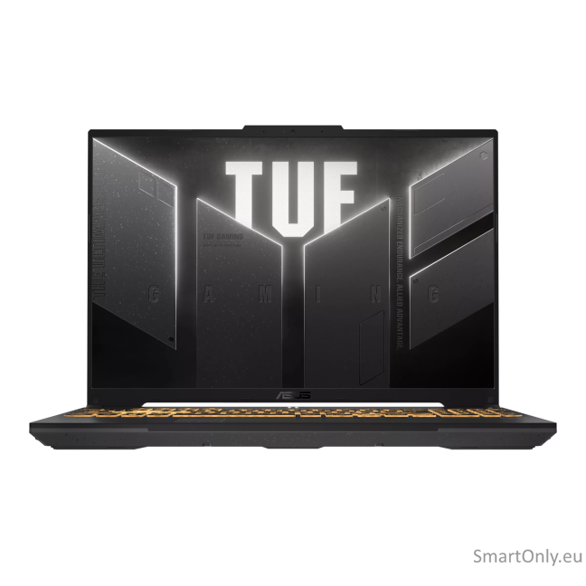 Asus TUF Gaming F16 FX607VJR-TU305W | Mecha Gray | 16 " | IPS | WUXGA | 1920 x 1200 pixels | 144 Hz | Anti-glare | Intel Core 5 | 205H | 16 GB | DDR5 | Solid-state drive capacity 512 GB | NVIDIA GeForce RTX 3050 Laptop GPU | GDDR6 | 6 GB | Windows 11 Home 6 Asus TUF Gaming F16 FX607VJR-TU305W | Mecha Gray | 16 " | IPS | WUXGA | 1920 x 1200 pixels | 144 Hz | Anti-glare | Intel Core 5 | 205H | 16 GB | DDR5 | Solid-state drive capacity 512 GB | NVIDIA GeForce RTX 3050 Laptop GPU | GDDR6 | 6 GB | Windows 11 Home 6
