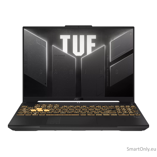 Asus TUF Gaming F16 FX607VJR-TU305W | Mecha Gray | 16 " | IPS | WUXGA | 1920 x 1200 pixels | 144 Hz | Anti-glare | Intel Core 5 | 205H | 16 GB | DDR5 | Solid-state drive capacity 512 GB | NVIDIA GeForce RTX 3050 Laptop GPU | GDDR6 | 6 GB | Windows 11 Home Asus TUF Gaming F16 FX607VJR-TU305W | Mecha Gray | 16 " | IPS | WUXGA | 1920 x 1200 pixels | 144 Hz | Anti-glare | Intel Core 5 | 205H | 16 GB | DDR5 | Solid-state drive capacity 512 GB | NVIDIA GeForce RTX 3050 Laptop GPU | GDDR6 | 6 GB | Windows 11 Home