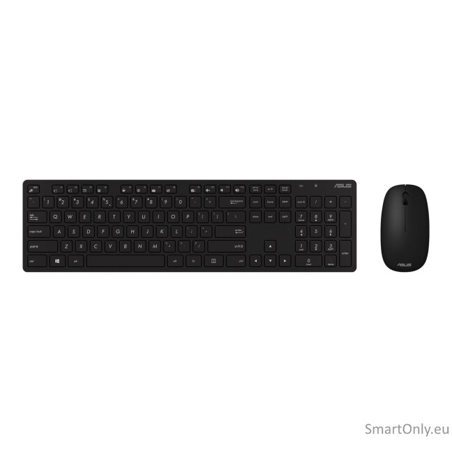 Asus W5000 | Keyboard and Mouse Set | Wireless | US | Black Asus W5000 | Keyboard and Mouse Set | Wireless | US | Black