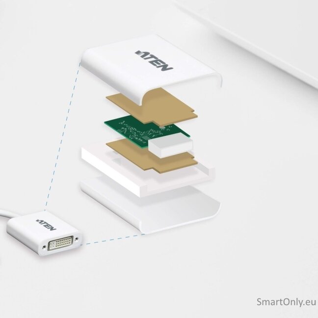 Aten VC965 DisplayPort to DVI Adapter | Aten | DisplayPort to DVI Adapter | VC965 2 Aten VC965 DisplayPort to DVI Adapter | Aten | DisplayPort to DVI Adapter | VC965 2