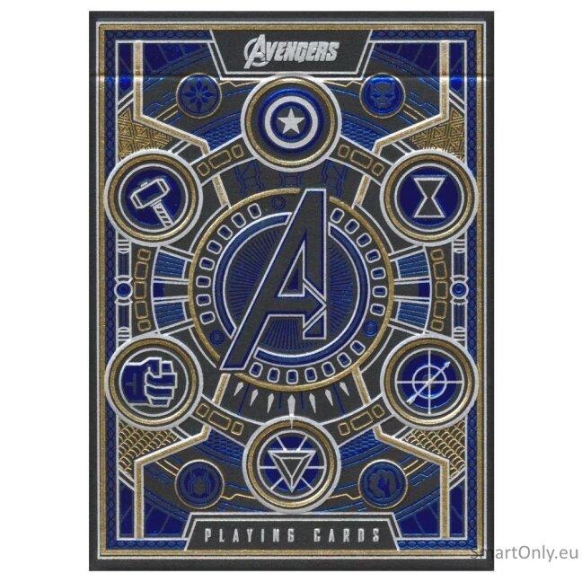Avengers žaidimo kortos (mėlynos) Theory11 2 Avengers žaidimo kortos (mėlynos) Theory11 2