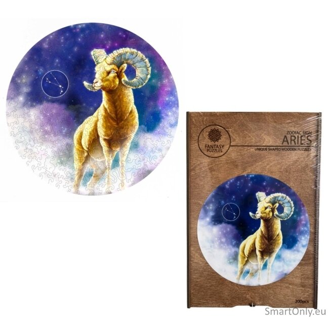 Avinas (Zodiakai) Dėlionė Iš Medžio (200 detalių) Fantasy Puzzles Avinas (Zodiakai) Dėlionė Iš Medžio (200 detalių) Fantasy Puzzles
