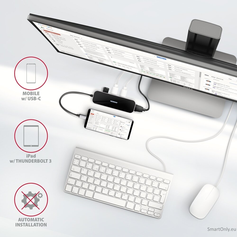 AXAGON SuperSpeed USB-C Combo 6in1 Hub | HMC-6H4A 4 AXAGON SuperSpeed USB-C Combo 6in1 Hub | HMC-6H4A 4
