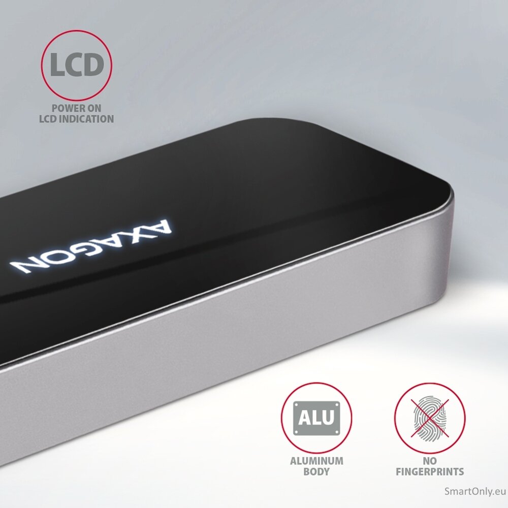 AXAGON SuperSpeed USB-C Combo 6in1 Hub | HMC-6H4A 6 AXAGON SuperSpeed USB-C Combo 6in1 Hub | HMC-6H4A 6