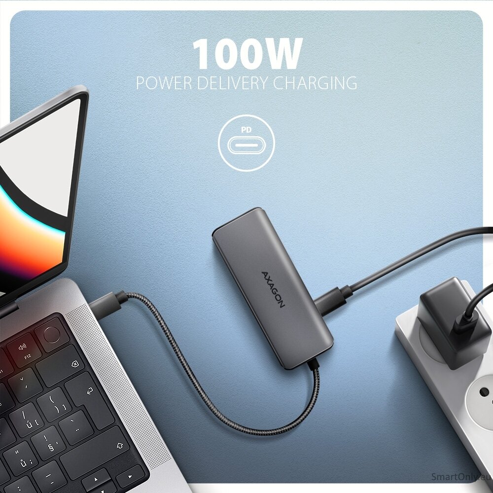 AXAGON USB-C 5Gbps 5in1 8K Hub | HMC-5H8K 3