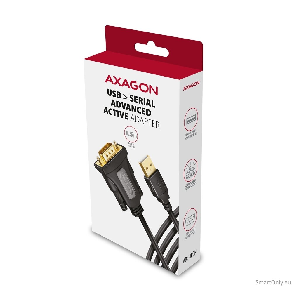 AXAGON USB - Serial Advanced Active Adapter | ADS-1PQN 6 AXAGON USB - Serial Advanced Active Adapter | ADS-1PQN 6