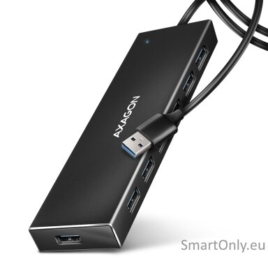 AXAGON SuperSpeed USB-A FLAT Hub | HUE-F7A