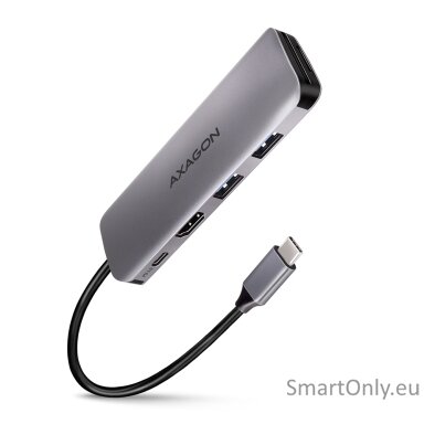 AXAGON SuperSpeed USB-C COMBO 5in1 Hub | HMC-5