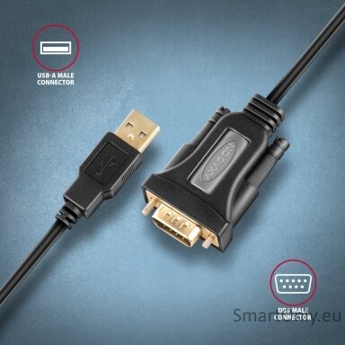 AXAGON USB - Serial Advanced Active Adapter | ADS-1PQN AXAGON USB - Serial Advanced Active Adapter | ADS-1PQN