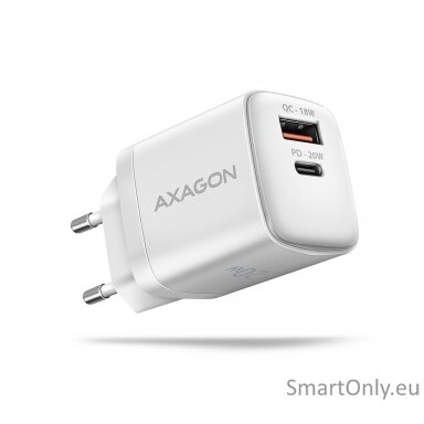 AXAGON Wallcharger 2x port (USB-A + USB-C), 20W | ACU-PQ20W AXAGON Wallcharger 2x port (USB-A + USB-C), 20W | ACU-PQ20W