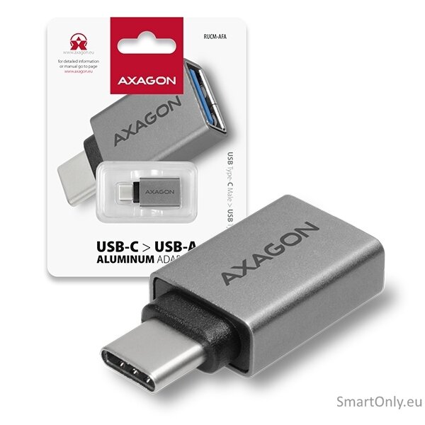 AXAGON Adapter into the USB-C port with USB Type A female output | RUCM-AFA 10