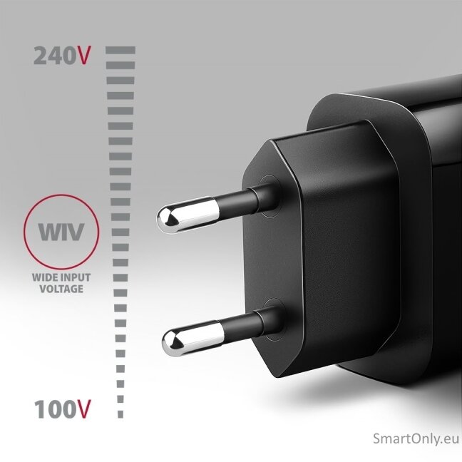 AXAGON ACU-QC18 Wall charger 18W, 1x port USB-A, QC3.0/AFC/Apple, black 2 AXAGON ACU-QC18 Wall charger 18W, 1x port USB-A, QC3.0/AFC/Apple, black 2
