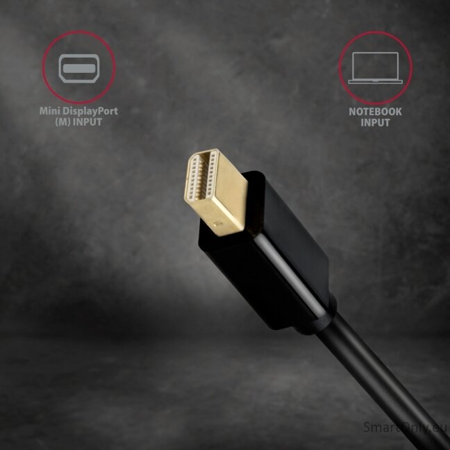 AXAGON Mini DP to HDMI adapter, 4K/30Hz | RVDM-HI14N 2 AXAGON Mini DP to HDMI adapter, 4K/30Hz | RVDM-HI14N 2