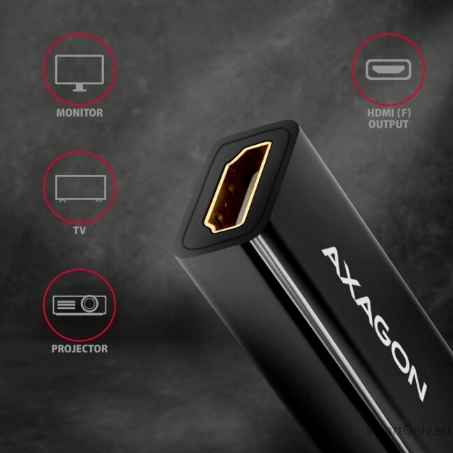 AXAGON Mini DP to HDMI adapter, 4K/30Hz | RVDM-HI14N 4 AXAGON Mini DP to HDMI adapter, 4K/30Hz | RVDM-HI14N 4