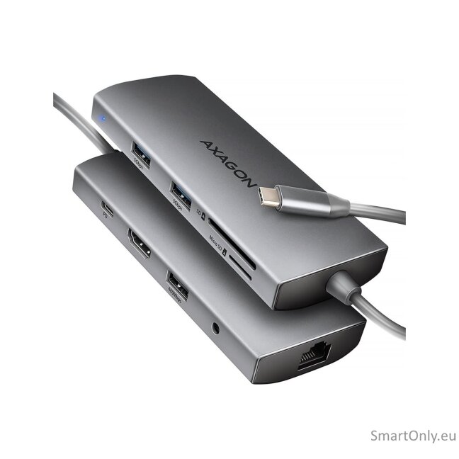 AXAGON Multi port USB-C 5Gbps hub | HMC-8HLSA 9