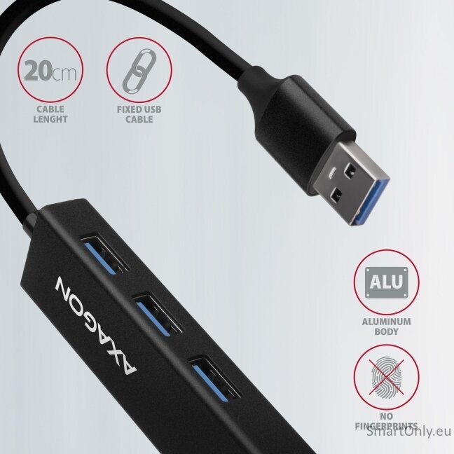 AXAGON SuperSpeed USB-A Hub and Gigabit LAN | HMA-GL3A 4 AXAGON SuperSpeed USB-A Hub and Gigabit LAN | HMA-GL3A 4
