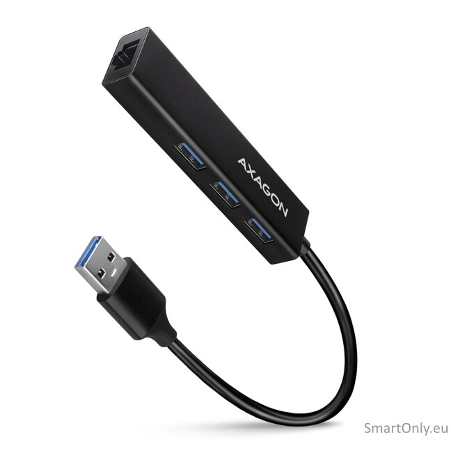 AXAGON SuperSpeed USB-A Hub and Gigabit LAN | HMA-GL3A AXAGON SuperSpeed USB-A Hub and Gigabit LAN | HMA-GL3A
