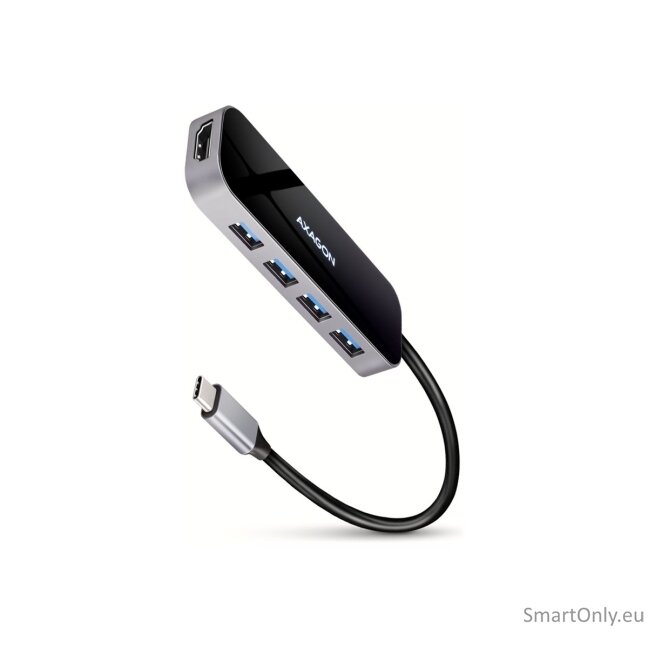 AXAGON SuperSpeed USB-C Combo 6in1 Hub | HMC-6H4A 7
