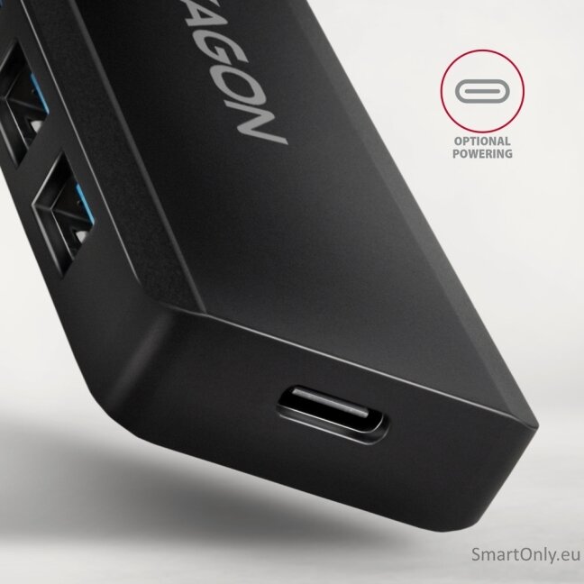 AXAGON Travel four-port USB-C 5Gbps hub | HUE-C1C 3 AXAGON Travel four-port USB-C 5Gbps hub | HUE-C1C 3