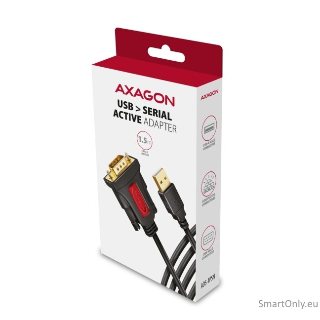AXAGON USB - SERIAL Active Adapter | ADS-1PSN 6