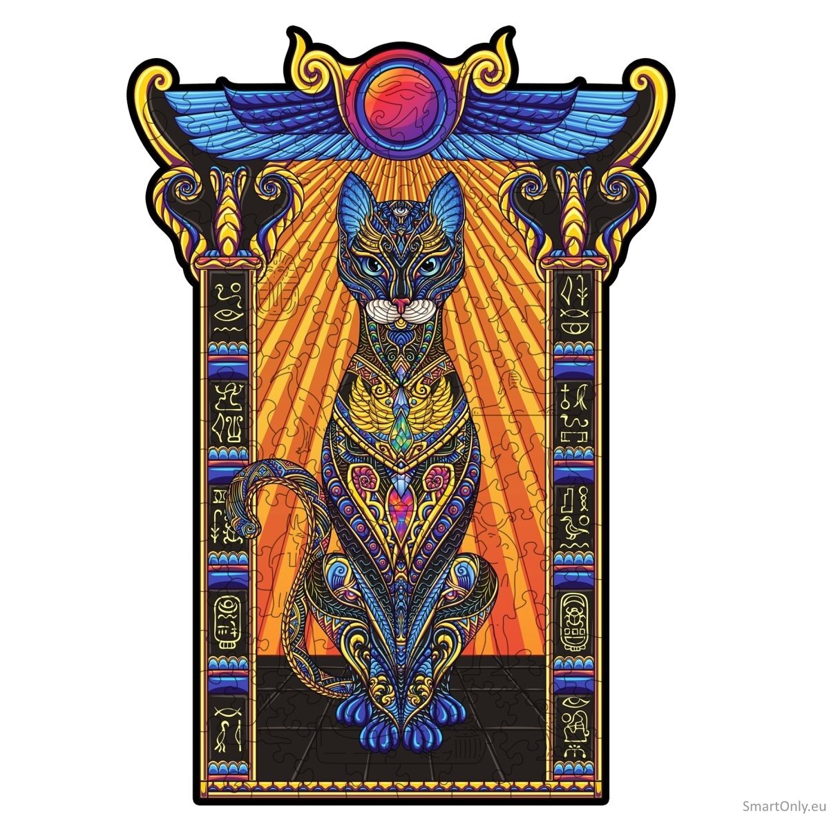 Bastet Dėlionė Iš Medžio L Dydis (300 detalių) Fantasy Puzzles 5 Bastet Dėlionė Iš Medžio L Dydis (300 detalių) Fantasy Puzzles 5
