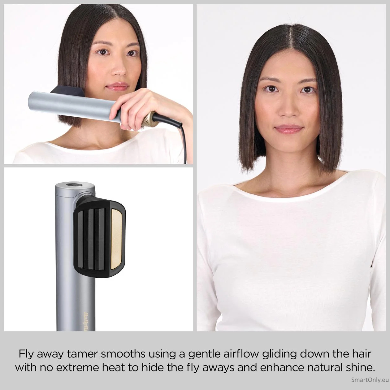 BABYLISS | Hair styling comb | Air Wand AS6555E | Ion conditioning | Number of heating levels 4 | 1600 W | Chrome 4 BABYLISS | Hair styling comb | Air Wand AS6555E | Ion conditioning | Number of heating levels 4 | 1600 W | Chrome 4