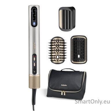 BABYLISS | Hair styling comb | Air Wand AS6555E | Ion conditioning | Number of heating levels 4 | 1600 W | Chrome