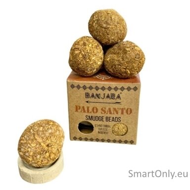 Banjara smilkalų karoliukai – Palo Santo