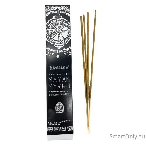 Banjara Tribal smilkalų lazdelės - Mayan Myrrh Banjara Tribal smilkalų lazdelės - Mayan Myrrh