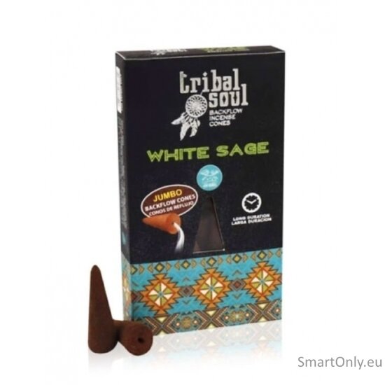 Baltasis šalavijas - Tribal Soul Backflow Incense kūginiai smilkalai Hari Darshan Baltasis šalavijas - Tribal Soul Backflow Incense kūginiai smilkalai Hari Darshan