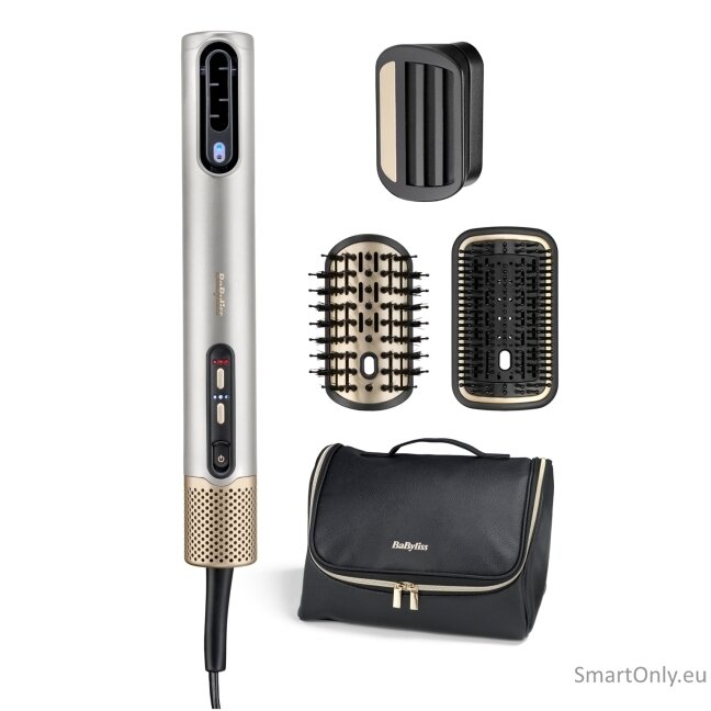 BABYLISS | Hair styling comb | Air Wand AS6555E | Ion conditioning | Number of heating levels 4 | 1600 W | Chrome BABYLISS | Hair styling comb | Air Wand AS6555E | Ion conditioning | Number of heating levels 4 | 1600 W | Chrome