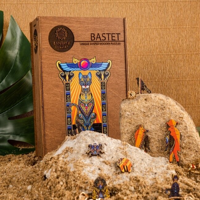 Bastet Dėlionė Iš Medžio L Dydis (300 detalių) Fantasy Puzzles 12 Bastet Dėlionė Iš Medžio L Dydis (300 detalių) Fantasy Puzzles 12